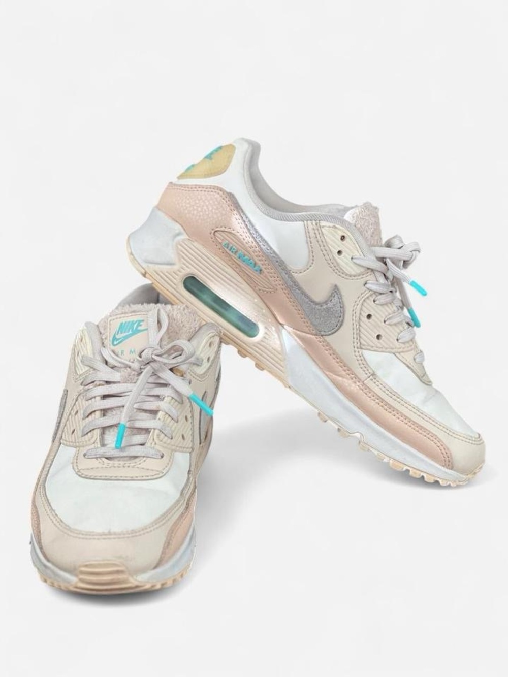 Nike Air Max 90 SE Mama Women’s 8.5 Phantom Shimmer DZ5194-001 Sneakers